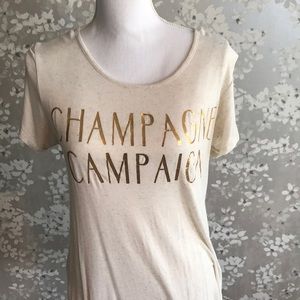 Champagne campaign shirt